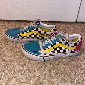 Vans old skool checkerboard shoes